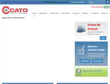 Tablet Screenshot of catoinc.com